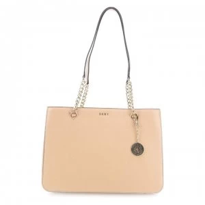 Image of DKNY Sutton Chain Shopper - Latte