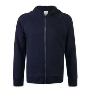 Image of SF Minni Childrens/Kids Zip Hooded Sweatshirt (5-6 Years) (Navy)