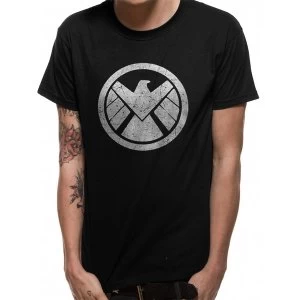 Image of Avengers - Shield Mens Medium T-Shirt - Black