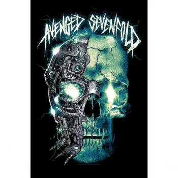 Image of Avenged Sevenfold - Mechanical Skull Textile Poster