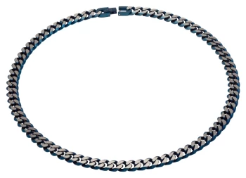 Image of Unique & Co LAK-130/50CM Stainless Steel Matte Blue IP Jewellery