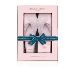 Image of Baylis & Harding Signature Collection Luxury Slipper Gift Set - Jojoba - Vanilla & Almond Oil TJ Hughes