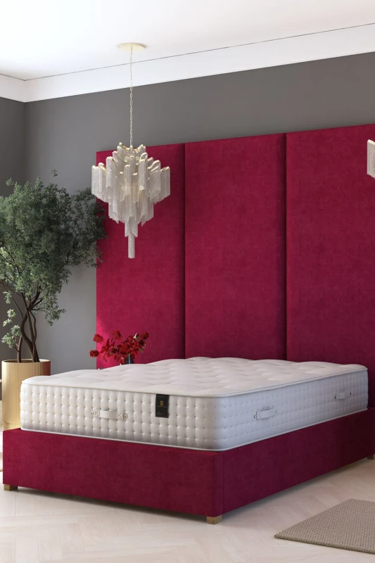 Image of Laurence Llewelyn-Bowen Laurence Llewelyn-Bowen Luxury Natural 3000 Pocket Sprung Mattress in White Size: Small Double White Small Double Unisex 505