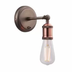 Image of Ensora Lighting Hal Wall Light - Copper