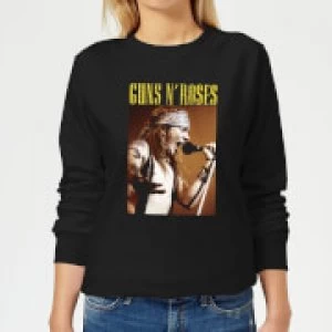 Image of Guns N Roses Axel Live Womens Sweatshirt - Black