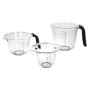 Image of KitchenAid Set of 3 Measuring Jugs - Black