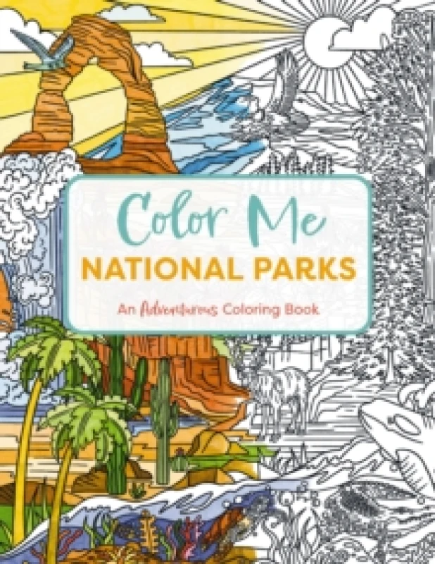 Image of Color Me National Parks : An Adventurous Coloring Book Paperback / softback