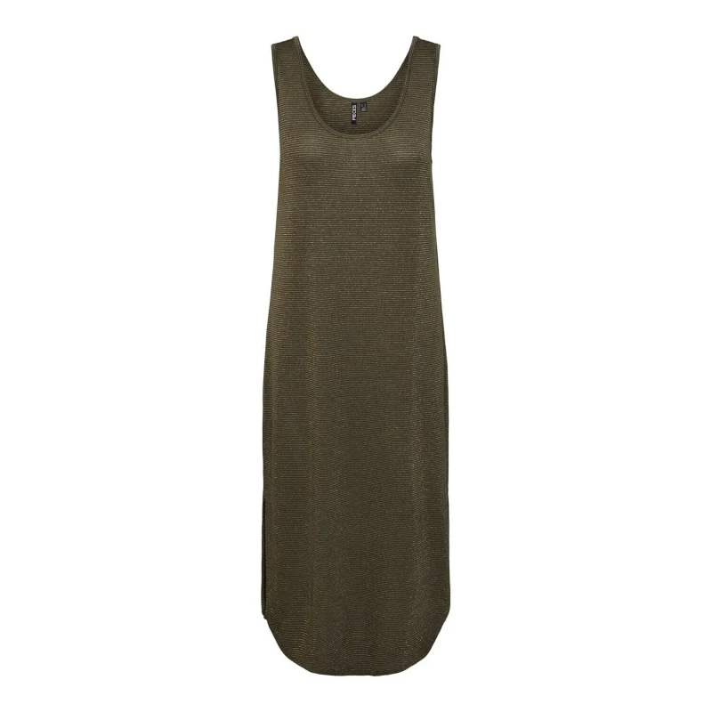Image of Pieces Womens dress Pieces Billo Lurex Vert Female M