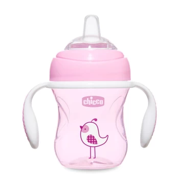 Image of Chicco Cup Transition Pink 4m +