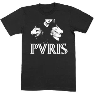 Image of PVRIS - Hands Unisex Medium T-Shirt - Black