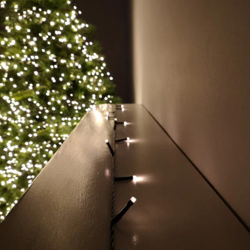 Image of Samuel Alexander 20M Battery Operated Multi-Action Christmas String Lights With 200 Warm White Leds