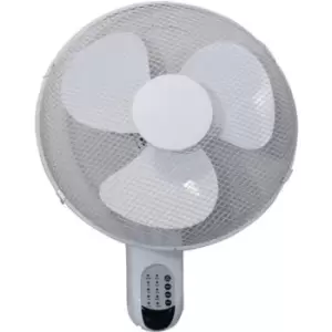 Image of Slingsby Wall Mount 16" Fan With Remote Control and Timer