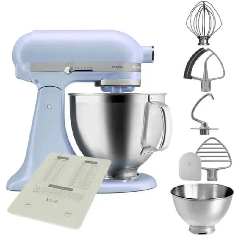 Image of KitchenAid Artisan 5KSM195PSBOA Stand Mixer - Blue Salt, Blue 8003437648748