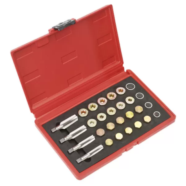Image of Genuine SEALEY VS660 Drain Plug Thread Repair Set