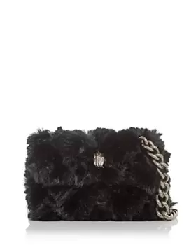 Image of Kurt Geiger London Mini Kensington Faux Fur Crossbody
