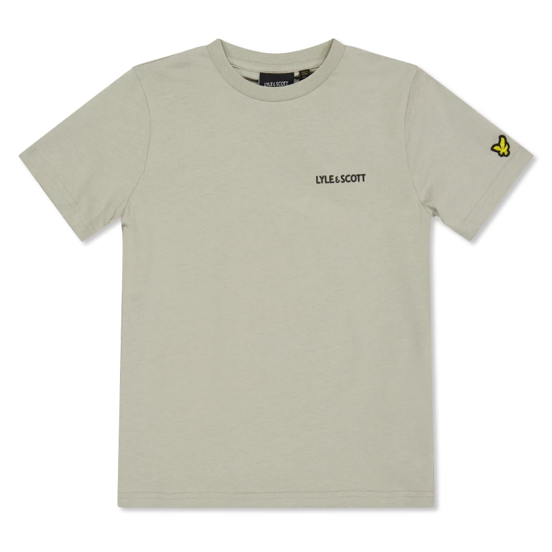 Image of Lyle and Scott Kids Print T-Shirt Cold Grey W742 male 8-9Y