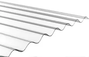 Image of Ariel Translucent Pvc Roofing Sheet 2.4M X 762mm