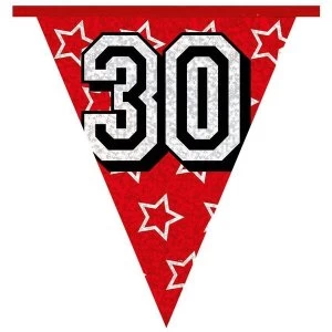 Image of Number 30 Banner Party Decoration