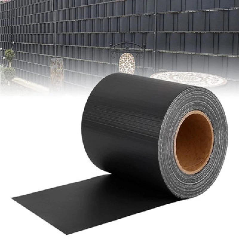 Image of Gr8 Garden Garden Fence PVC Privacy film Screen Cover Screening Roll 35mx19cm Grey unisex