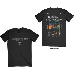 Image of Bring Me The Horizon - Love Is All We Have Unisex Medium T-Shirt - Black