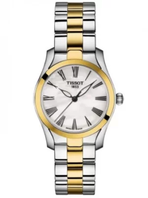 Image of Tissot Ladies T-Lady T-Wave Two Tone Bracelet Watch T112.210.22.113.00