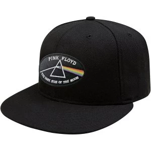 Image of Pink Floyd - The Dark Side of the Moon Black Border Unisex Snapback Cap - Black