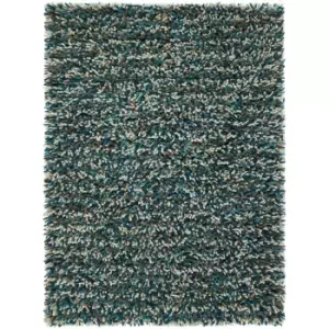 Image of Origins Rocks Rug Shaggy Blue 80 x 150cm
