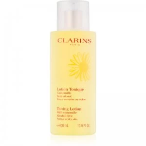 Image of Clarins Toning Lotion with Camomile Tonique Lotion with Camomile for Normal or Dry Skin 400ml