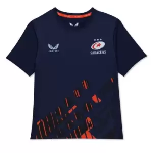 Image of Castore Short Sleeve T-Shirt Unisex Juniors - Blue