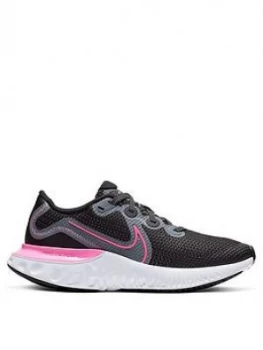 Image of Nike Renew Run Junior Running Trainer, Black/Multi, Size 3