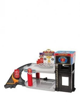 Image of Disney Cars Piston Cup Racing Garage Playset