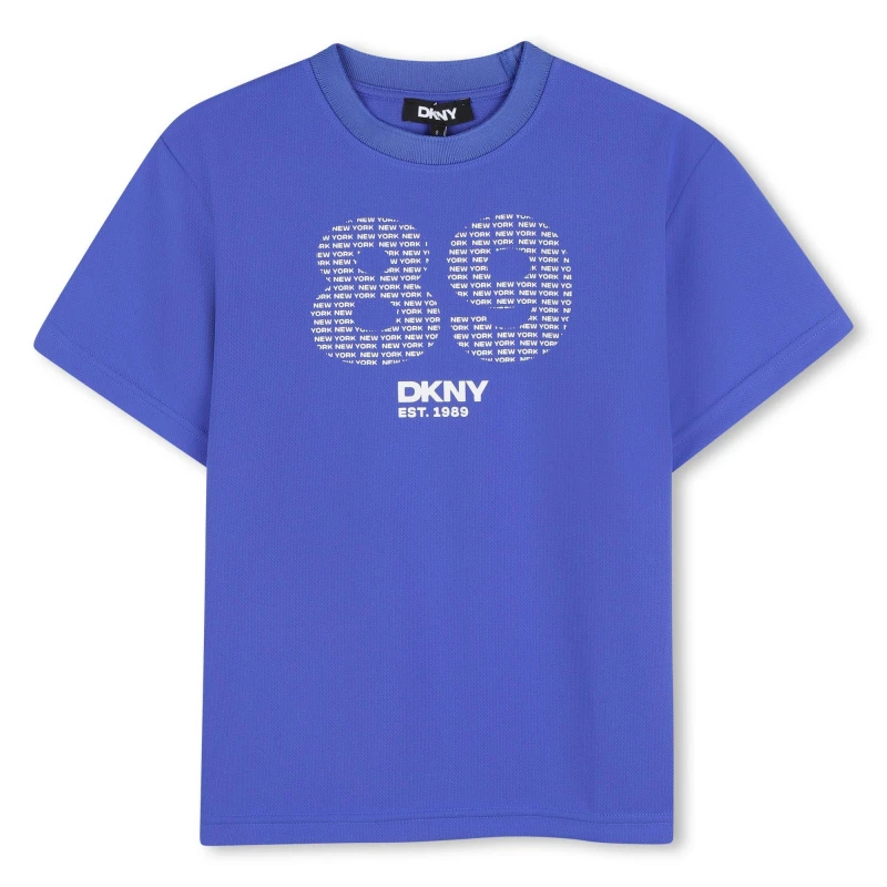 Image of DKNY SS T Shirt Jn63 Blue unisex 6Y