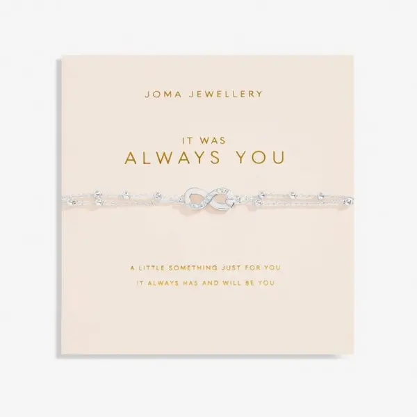 Image of It Was Always You Silver Plated 18cm + 3cm Bracelet 6738