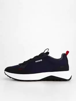 Image of HUGO Kane_runn Trainer, Dark Blue, Size 46, Men