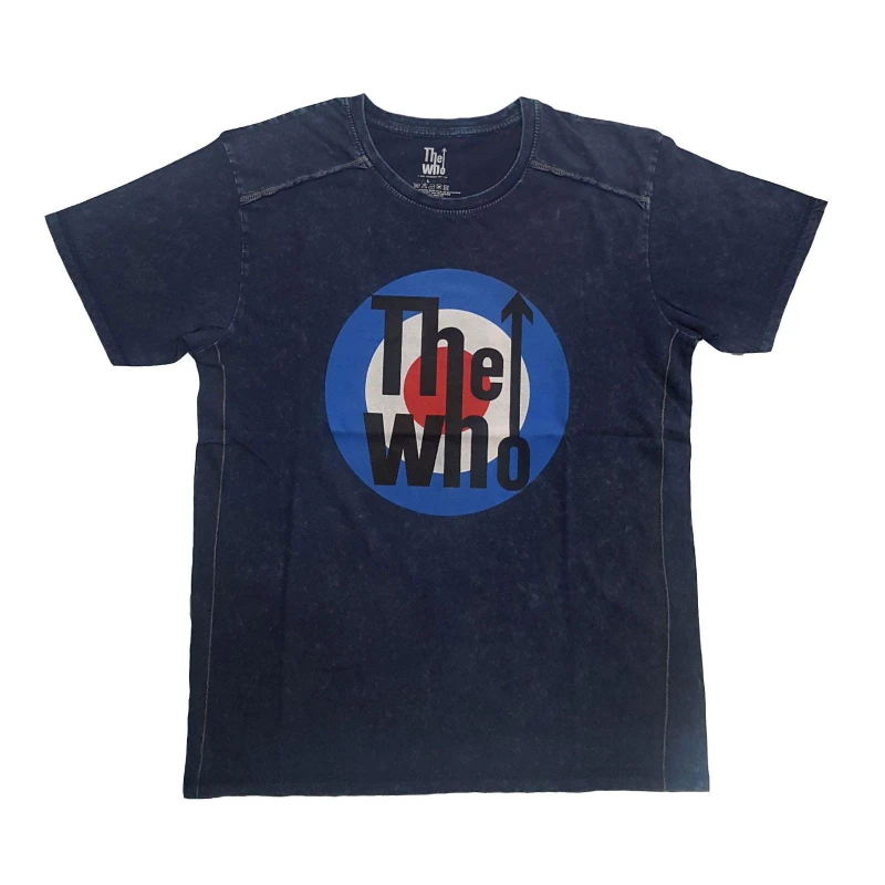Image of The Who The Who Men Target Logo T-Shirt in Navy Size: Medium Navy M Male 5063425180288