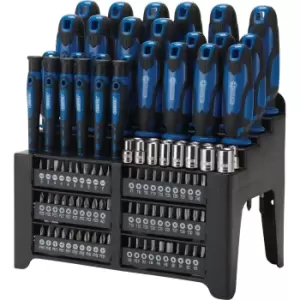 Image of Draper 103 Piece Screwdriver and Bit Set Blue