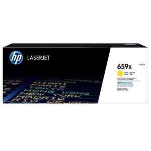 Image of HP 659X Yellow Laser Toner Ink Cartridge