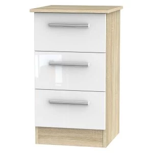 Image of Robert Dyas Goodland Ready Assembled 3-Drawer Cabinet