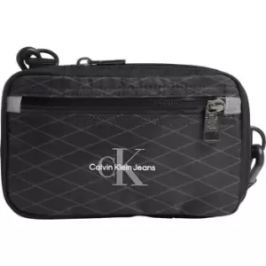 Image of Calvin Klein Jeans Nylon Tech Phone Crossbody - Black
