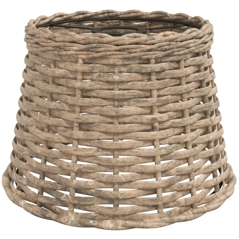 Image of VIDAXL Ceiling Lamp Shade Brown Ø25x17cm Wicker vidaXL 8720845803476