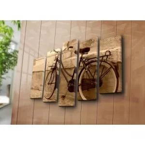 Image of 5PAT-26 Multicolor Decorative Canvas Painting (5 Pieces)