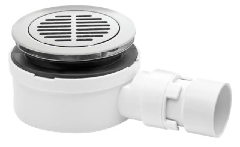 Image of McAlpine ST90CPB-S-53 90mm Shallow Shower Trap - 53mm High White