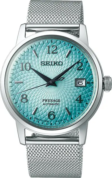 Image of Seiko Presage Watch Cocktail Time Frozen Margarita Limited Edition - Green SE-199