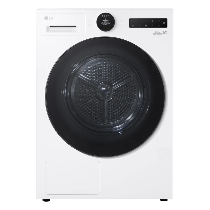 Image of LG VX70 Series AI Dry RHX7009TWB WiFi Connected 9Kg Heat Pump Tumble Dryer - White - A+++ Rated