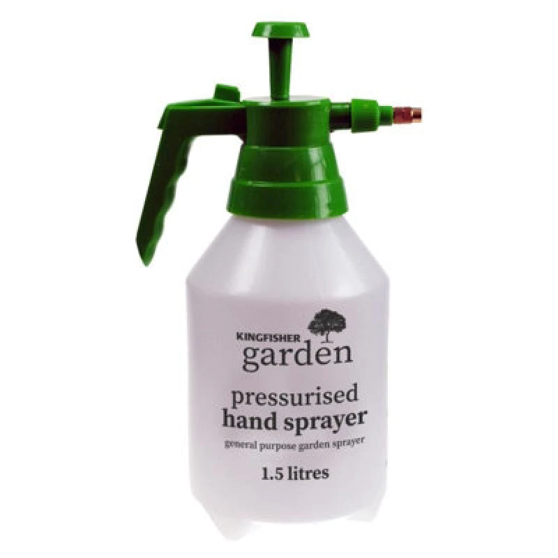 Image of Samuel Alexander 1.5 Litre Hand Held Pressure Sprayer Bottle White