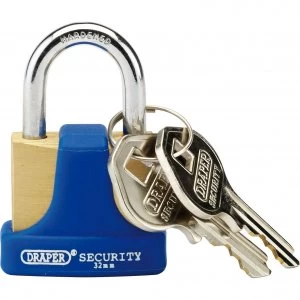 Image of Draper Solid Brass Padlock 32mm Standard