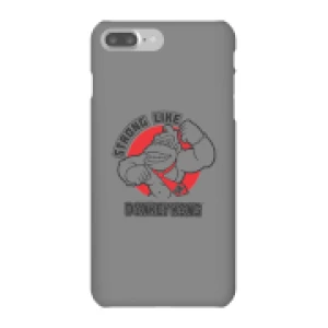 Image of Nintendo Donkey Kong Strong Like Donkey Kong Phone Case - iPhone 7 Plus - Snap Case - Matte