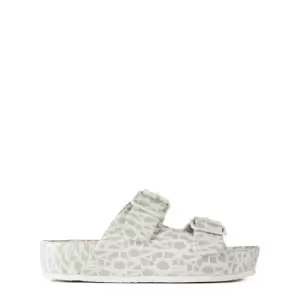 Image of Armani Exchange Sandalcalf Pu with A - White
