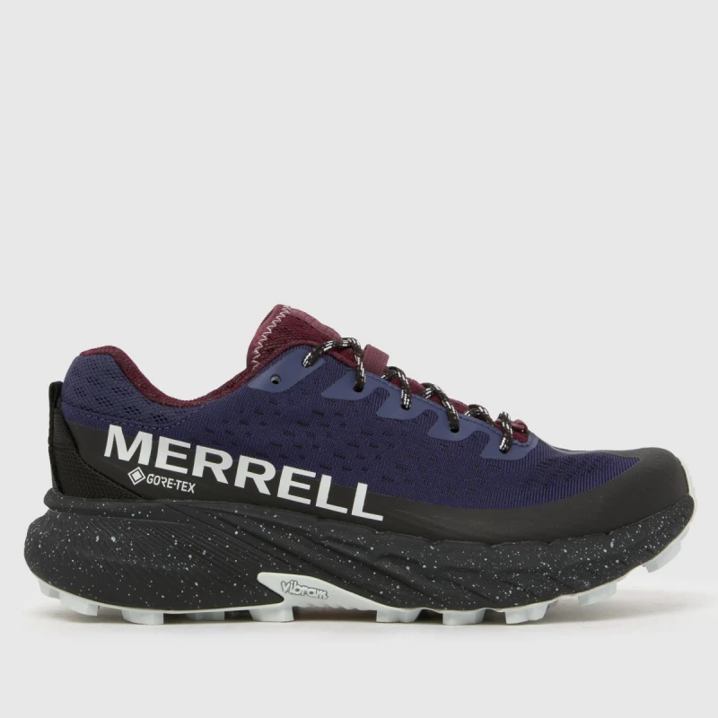 Image of Merrell Agility Peak 5 Gore-Tex Trainers in Navy Multi Navy Multi UK 4 (EU 37)