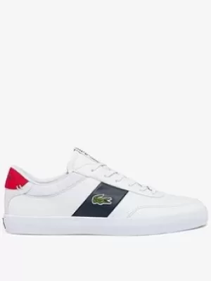 Image of Lacoste Court-master 0121 1 Cma Trainer, White/Navy, Size 7, Men
